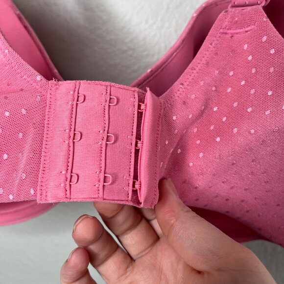 Wacoal Womens Pink Bra US 36G Underwire Back Appeal t-shirt bra 853303 - Picture 8 of 9